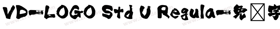 VD-LOGO Std U Regula字体转换